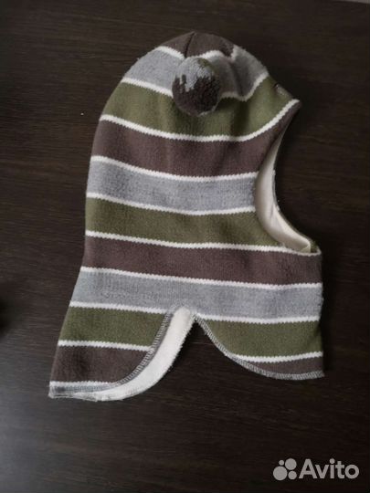 Шапка шлем для мальчика, зимняя