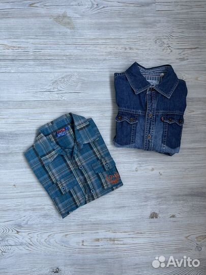 Рубашки на мальчика 122 пакетом