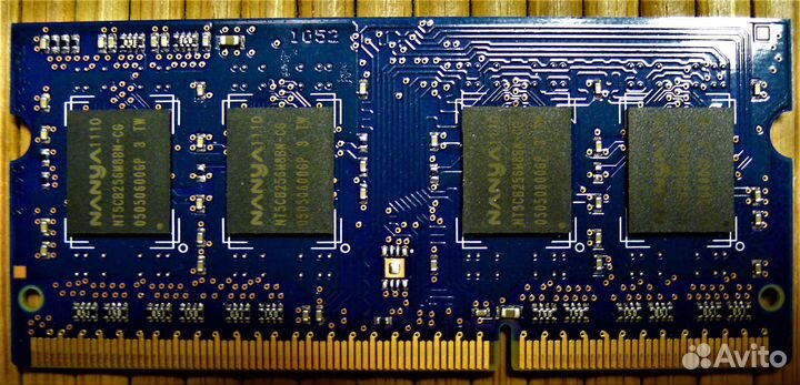 Nanya NT2GC64B88B0NS-CG (PC3-10600S SO-dimm), 2GB