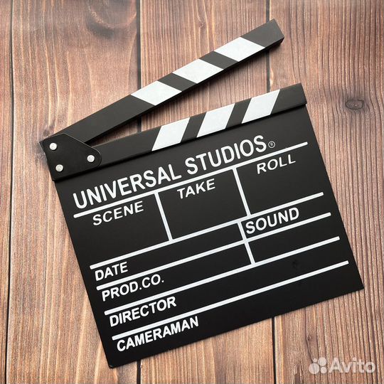 Новая голливудская хлопушка, клэпборд