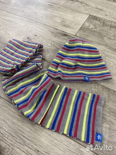 Шапка и шарф adidas