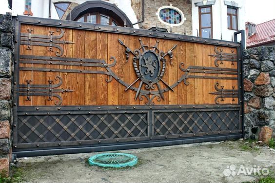 Ворота кованые