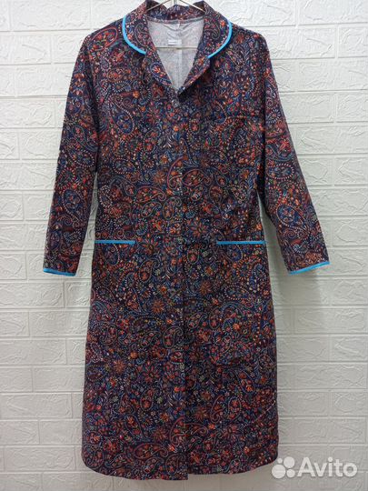 Халат женский на пуговицах новый фланелевый 48-64