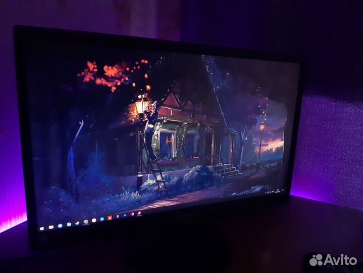 21.5 Монитор Full HD Philips V5LSB 1920 1080 75 гц