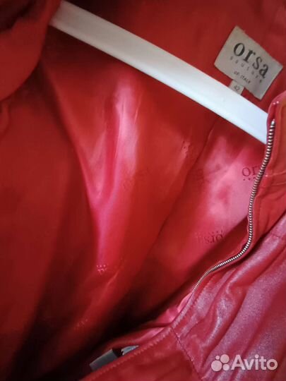 Кожаная куртка Италия orsa