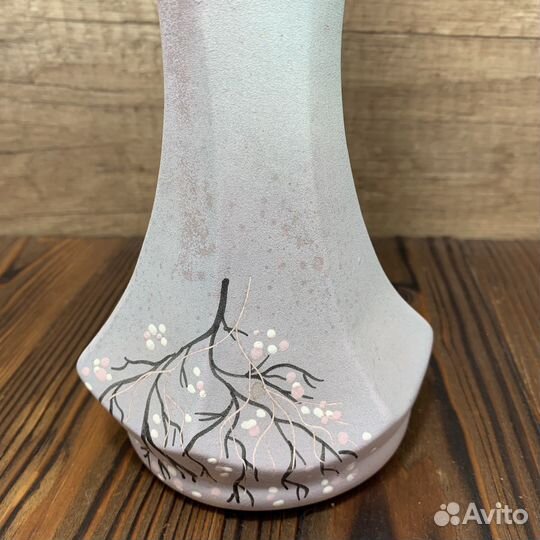 Винтажная Керамическая Ваза Девушка Весна Ретро