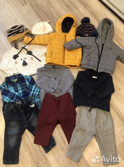 Пакет вещей Next, Zara, HM 6-9 мес