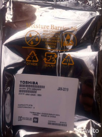Жесткий диск Toshiba 2тб