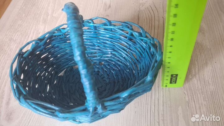 Корзина плетеная овальная