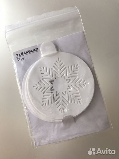 Трафареты для кофе IKEA 7 шт bakglad