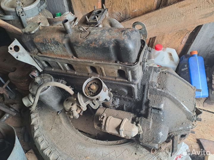 Двигатель 402 бу УАЗ коробка с раздаткой