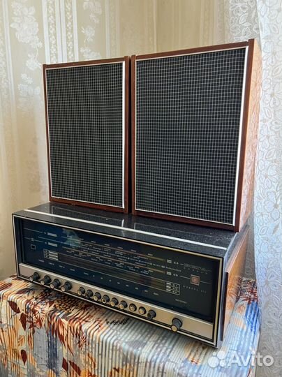 Проигрыватель винила СССР радиоприемник стерео