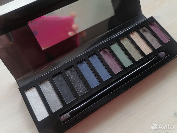 Палетка теней bronx color undercover smokey