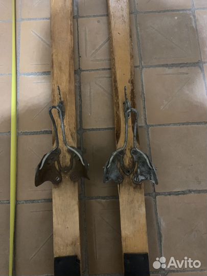 Беговые лыжи деревянные винтаж СССР 190 см