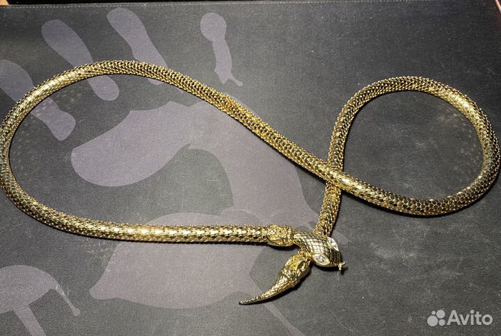 Dl Auld винтажное колье в виде змеи