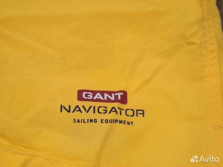 Шорты мужские для плаванья желтые gant Гант S