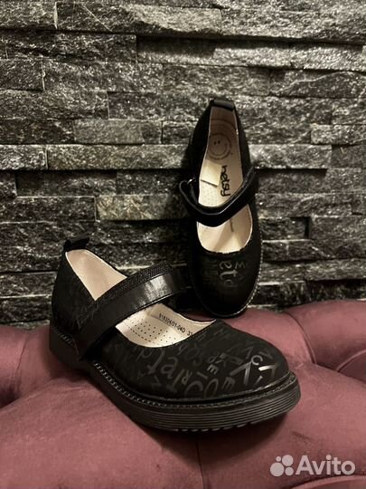 Туфли черные для школы 33 размер