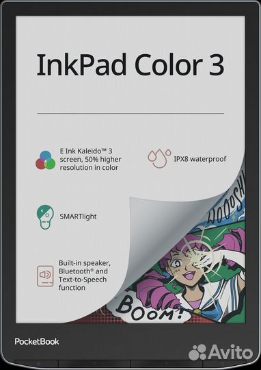 PocketBook InkPad Color 3 флагман цветных чернил