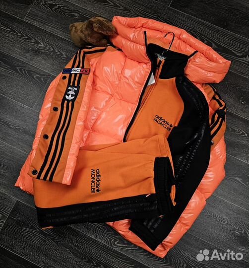 Куртка + спортивный костюм moncler adidas