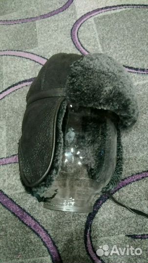 Шапки и варежки из дубленки