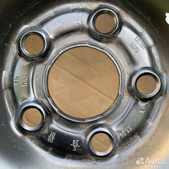 Диск диски R 15 5x100 VW Audi Skoda