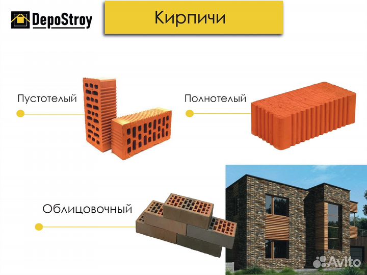 Кирпич облицовочный Старый оскол