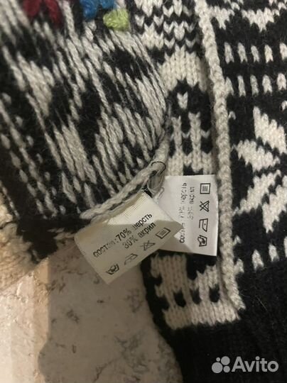 Шапка и шарф 70 шерсти и 30 акрила