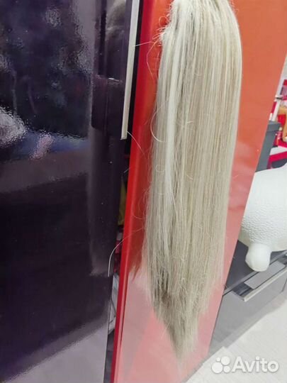 Волосы накладные хвост шиньон