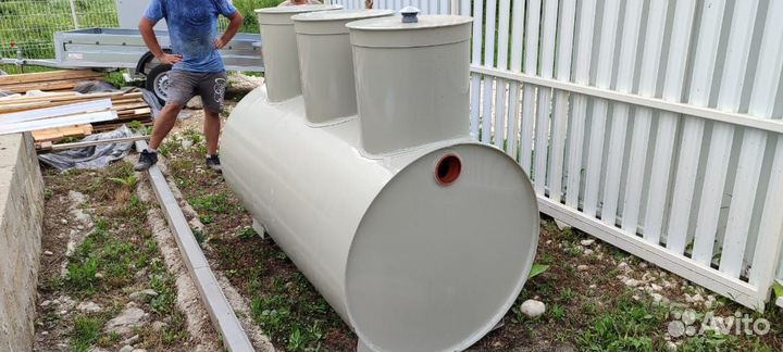 Септик Флора 3000л. с установкой