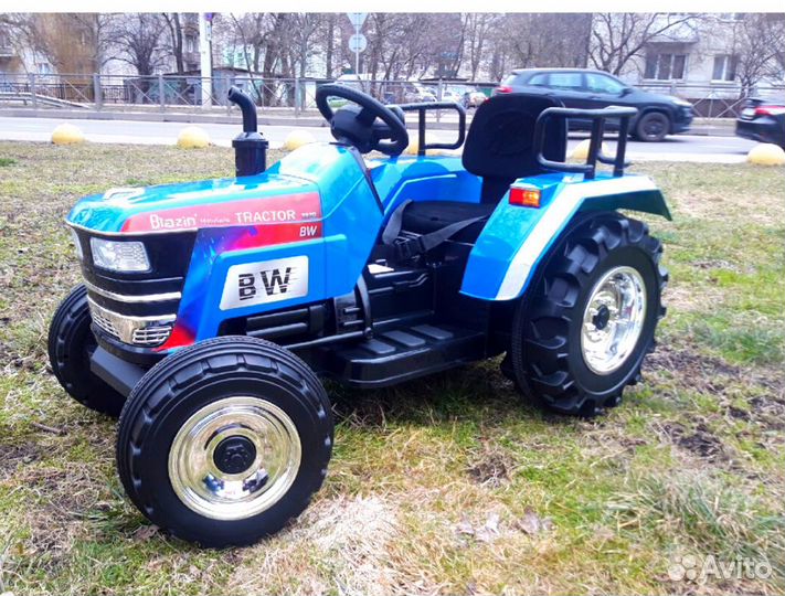 Детский электромобиль-трактор с пультом управления