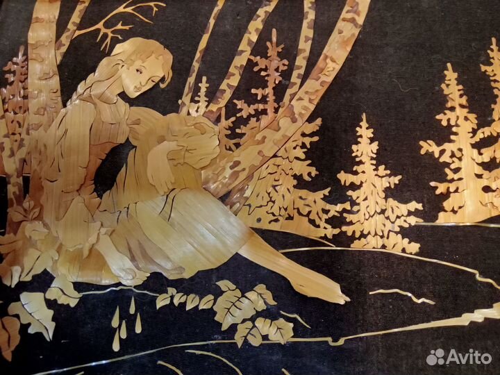 Панно соломка