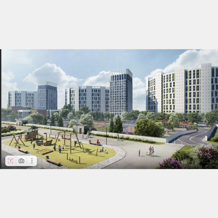 3-к. квартира, 86,6 м², 12/17 эт.