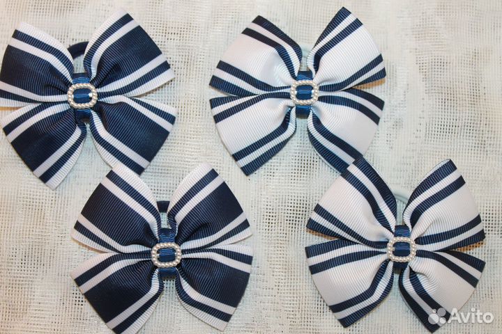 Школьные бантики ручной работы