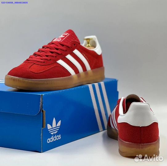 Кроссовки Adidas Gazelle Red (Арт.99410)