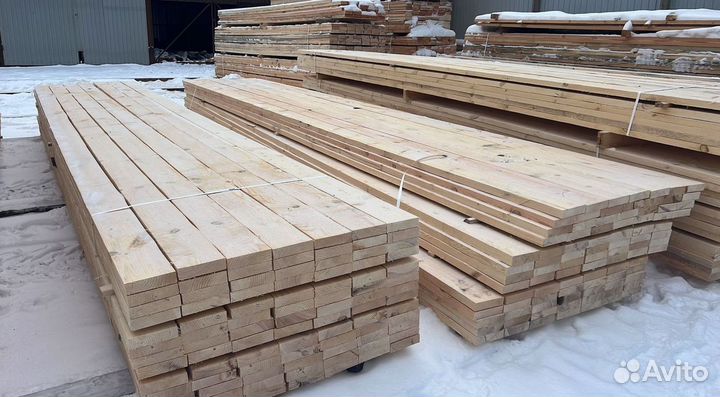Доска обрезная 50х200х6000мм 1 сорт ГОСТ