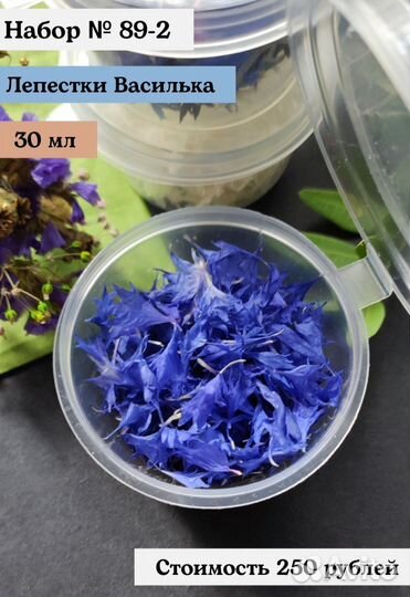 Сухоцвет (лепестки василька)