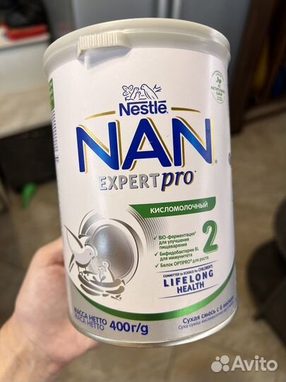 Нан кисломолочный 2