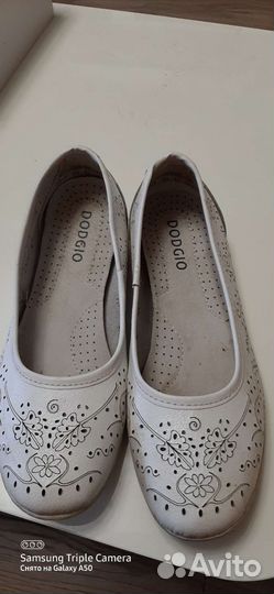 Балетки натуральная кожа