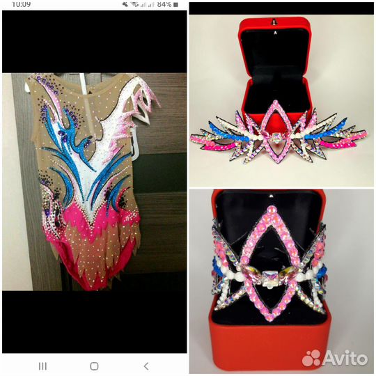 Украшение на кичку для художественной гимнастики