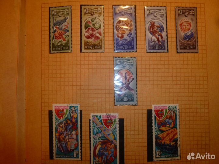 Марки - Космос, Живопись, Авиация,Флот, Транспотр