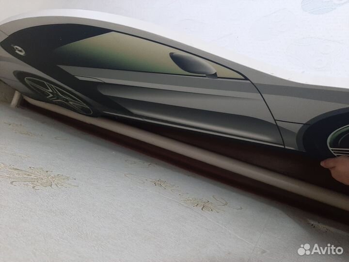 Кровать-машинка с матрасом