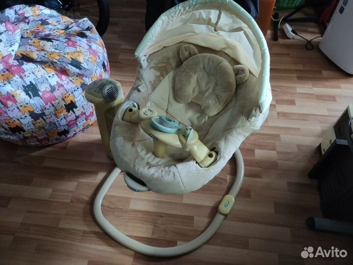 Детские электронные качели, успокаивающий центр