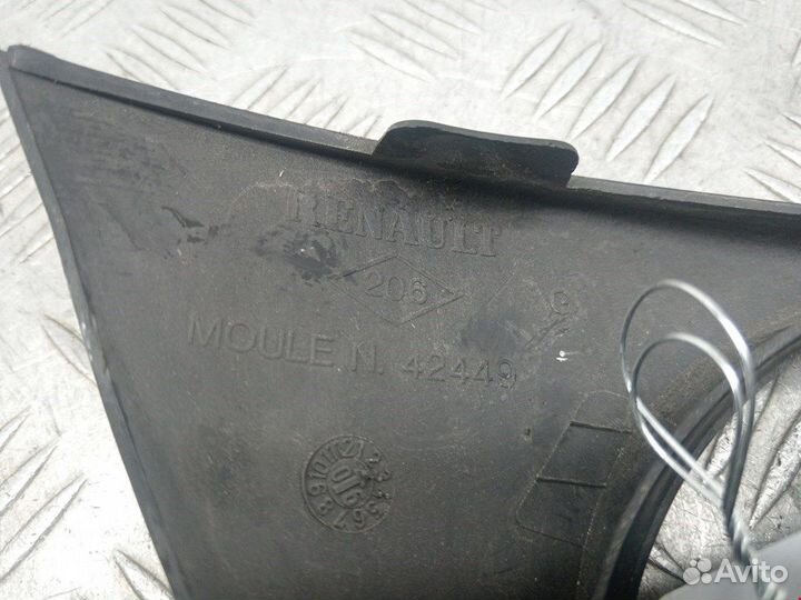 Решетка (заглушка) в бампер для Renault Vel Satis