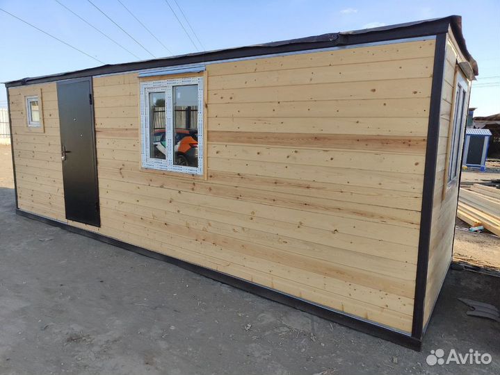 Новые деревянные бытовки