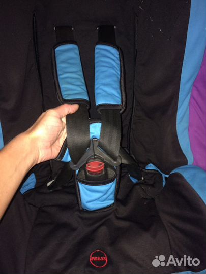 Детская автолюлька автокресло 2в1 с 0-36 бустер