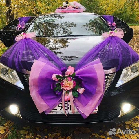 Свадебные украшения на авто