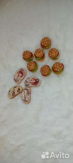 Миниатюрная еда из полимерной глины