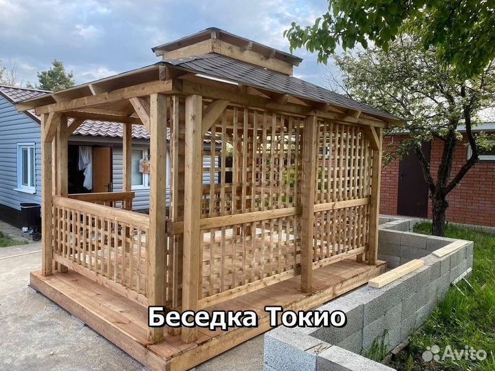 Беседки. Привезём и установим за 1 день