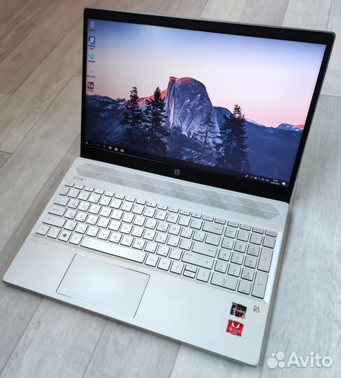 Мощный Hp/Ryzen - 4 ядра\FHD дисплей/SSD/8 ozu