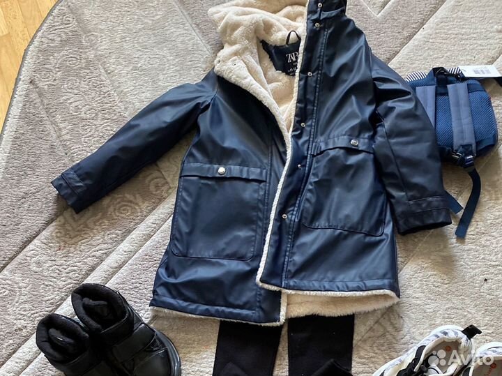 Парка весенняя для подростка 152-158 zara